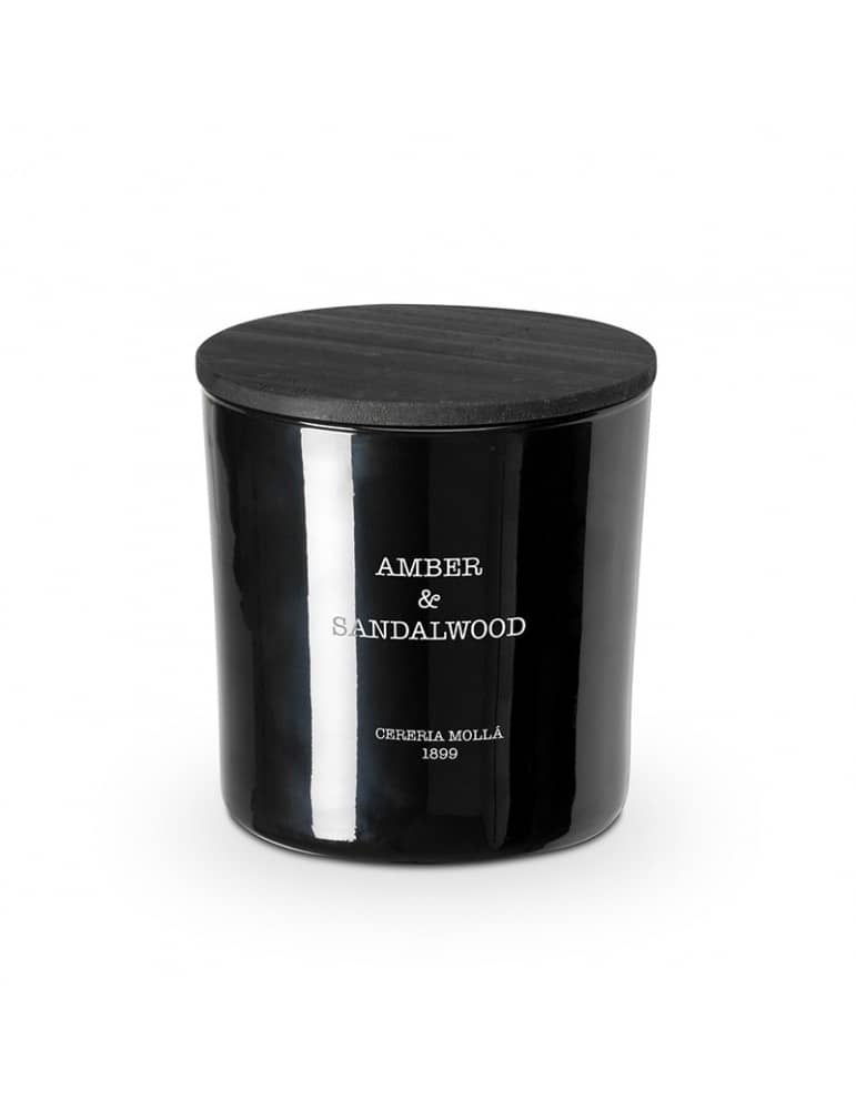 Käsitööna valminud Cereria Molla küünal XL Amber Sandalwood