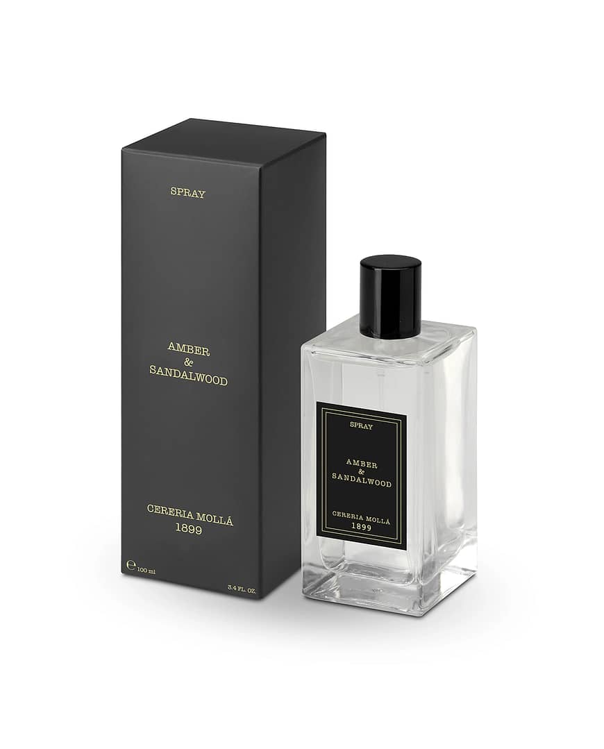 Käsitööna valminud Cereria Molla ruumilõhnastaja Amber Sandalwood